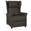 vidaXL Fauteuil verstelbaar stof taupe