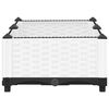 vidaXL Plantenbak verhoogd 80x40x23 cm polypropeen