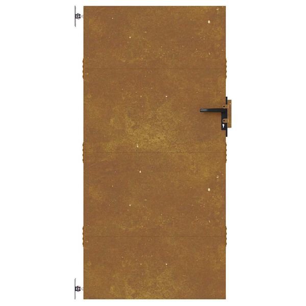vidaXL Poort 85x175 cm cortenstaal