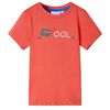 Kindershirt met korte mouwen 128 lichtrood