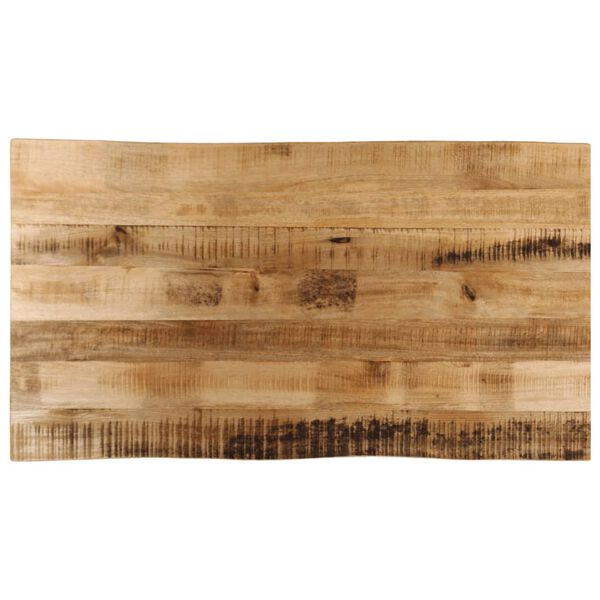 vidaXL Tafelblad met natuurlijke rand 100x60x3,8 cm massief mangohout