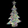 vidaXL Kerstboom met 100 LED Multikleur 120 cm Acryl