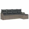 vidaXL Tuin Sofa Set 5 st Poly riet