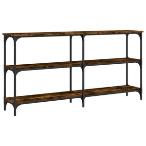 vidaXL Wandtafel 150x29x75 cm bewerkt hout gerookt eikenkleurig