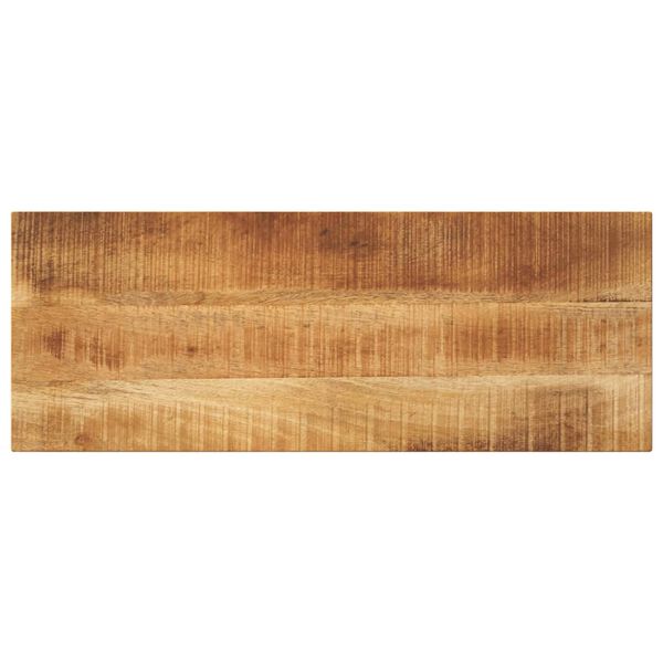 vidaXL Tafelblad rechthoekig 80x30x3,8 cm massief ruw mangohout