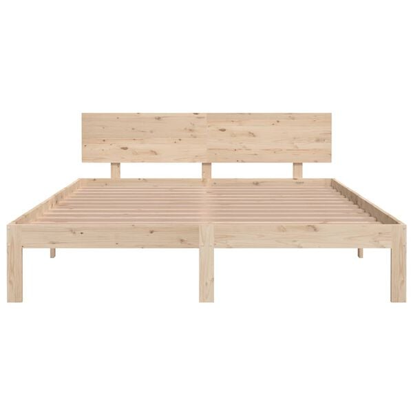 vidaXL Bedframe massief hout 150x200 cm