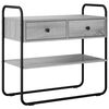 vidaXL Consoletafel Grijs Sonoma 100 x 40 x 75 cm Bewerkt hout