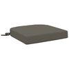 vidaXL 1-delig Zitkussen SOEST 100% Polyester Grijs 40 x 40 x 7 cm