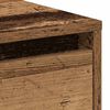 vidaXL Nachtkastje 2 pcs Oudhout 45 x 34 x 44,5 cm Bewerkt hout