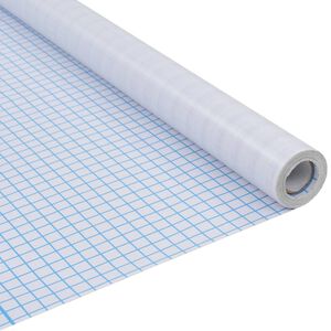 vidaXL Raamfolie strepenpatroon mat 0,9x5 m PVC