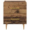 vidaXL Nachtkastje 2 pcs Oud Hout 40 x 35 x 47,5 cm Bewerkt hout