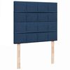 vidaXL Ottoman bed met matras 120x200cm stof blauw