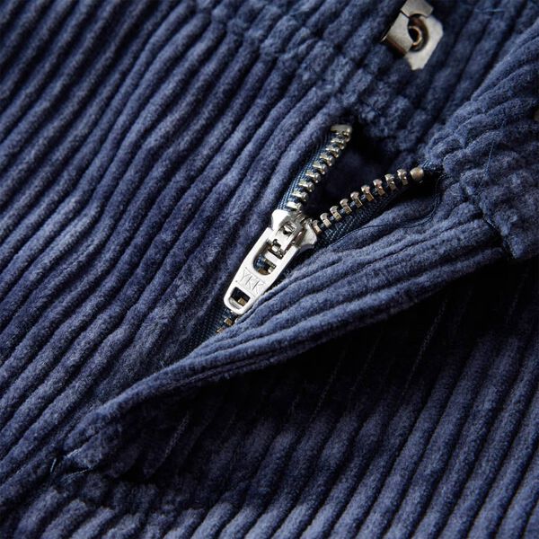 Kinderbroek 128 ribfluweel marineblauw