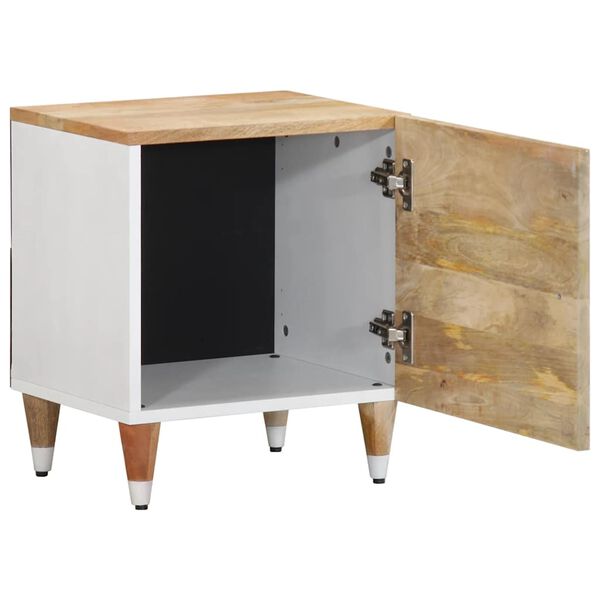 vidaXL Nachtkastjes 2 st 40x33,5x46 cm massief mangohout