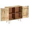 vidaXL Dressoir 80x30x75 cm massief mangohout