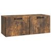 vidaXL Wandbeugel TV-kast Gerookt eiken 78,5 x 31 x 30 cm Bewerkt hout