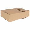 vidaXL Vouwdoos met opslag 50 st Naturel 40 x 30 x 10 cm Karton