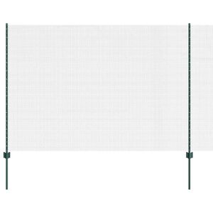 vidaXL Gelaste Draadhek met Paal 50 x 1,5 m (B x H) PVC-Coated Staal