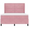 vidaXL Boxspringbed met matras Roze 190 x 140 cm Fluweel