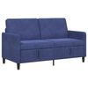 vidaXL Bank met opslag Politieblauw 152 x 78 x 87 cm Polyester