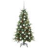 vidaXL Kunstmatige Inklapbare Kerstboom Groen 120 cm PE en PVC