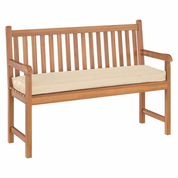 vidaXL Kussen Beige 140 x 40 x 8 cm Oxford Stof