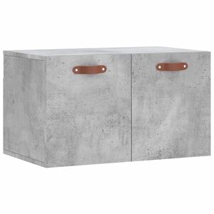 vidaXL Wandkast 60x36,5x35 cm bewerkt hout betongrijs