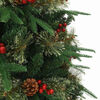 vidaXL Kunstmatige Inklapbare Kerstboom Groen 150 cm PE en PVC