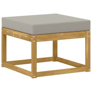 vidaXL Outdoor Hocker Massief Acaciahout Wit