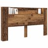 vidaXL Hoofdeinde kas Oud hout 180 x 17 x 104,5 cm Bewerkt hout