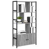 vidaXL Boekenkast Grijs sonoma 80 x 30 x 155,5 cm Bewerkt hout