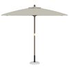 vidaXL Parasolvoet Wit en zwart 45 x 45 x 40 cm Beton en Metaal