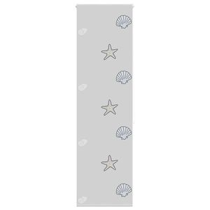vidaXL Doucherolgordijn 60x240 cm stofbreedte 56 cm