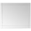 vidaXL Wandspiegel 80x60 cm glas