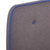 vidaXL Bedframe zonder matras stof taupe 120x190 cm