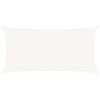 vidaXL Zonnescherm HDPE rechthoek 2x4 m wit