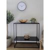 House Nordic Wandtafel Avery met 2 schappen zwart