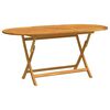 vidaXL Tuintafel inklapbaar 160x85x75 cm massief eucalyptushout