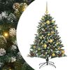 vidaXL Kunstkerstboom met 150 LED Groen 120 cm PVC en Plastic en Staal