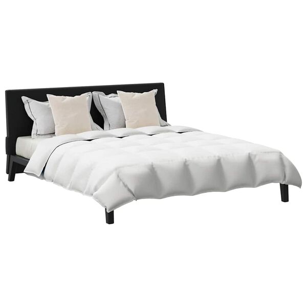 vidaXL Dekbed Set met kussen 3 pcs Wit Donsveertjes