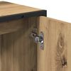 vidaXL Badkamermeubelset Wandgemonteerd 2 pcs Bruin Bewerkt hout
