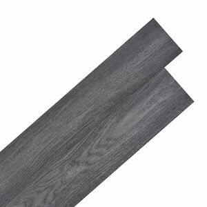 vidaXL Vloerplanken Zwart en Wit 5,02 m&sup2; 36 st PVC