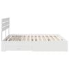 vidaXL Bedframe met lade met hoofdeinde met opslag Bewerkt hout