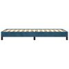 vidaXL Bedframe zonder matras 80x200 cm fluweel donkerblauw