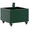 vidaXL Parasolvoet Groen 45 x 45 x 45 cm Staal