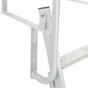 vidaXL 3-Traps Steigerladder Zilver 58 x 77 x 144 cm Aluminium