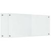 vidaXL Keuken Achterwand 2 pcs Doorzichtig 90 x 40 cm gehard glas