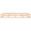 vidaXL Bedframe massief hout 140x190 cm