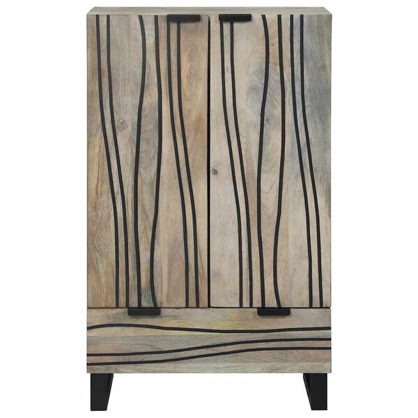 vidaXL Media-opslagkasten en rekken Wit en zwart 60 x 33 x 100 cm