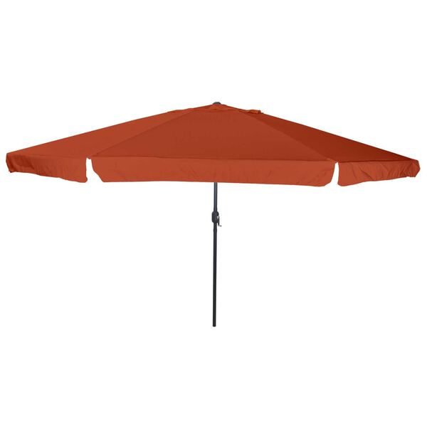 vidaXL Tuinparasol Terracotta 395 x 395 x 245 cm Polyester en staal